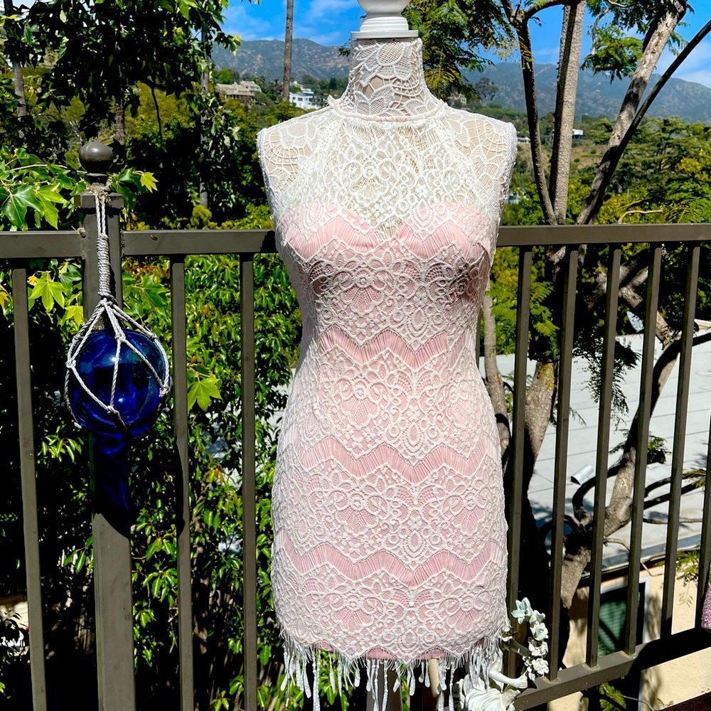 NWT White Lace Cocktail Dress